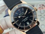 GF Factory Breitling Superocean Heritage B20 RB2010121B1S1 42mm Rose Gold Rubber Strap Black Dial - Image 2