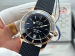 GF Factory Breitling Superocean Heritage B20 RB2010121B1S1 42mm Rose Gold Rubber Strap Black Dial - Image 5
