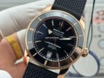 GF Factory Breitling Superocean Heritage B20 RB2010121B1S1 42mm Rose Gold Rubber Strap Black Dial - Image 3
