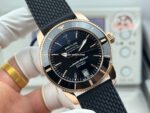 GF Factory Breitling Superocean Heritage B20 RB2010121B1S1 42mm Rose Gold Rubber Strap Black Dial - Image 4
