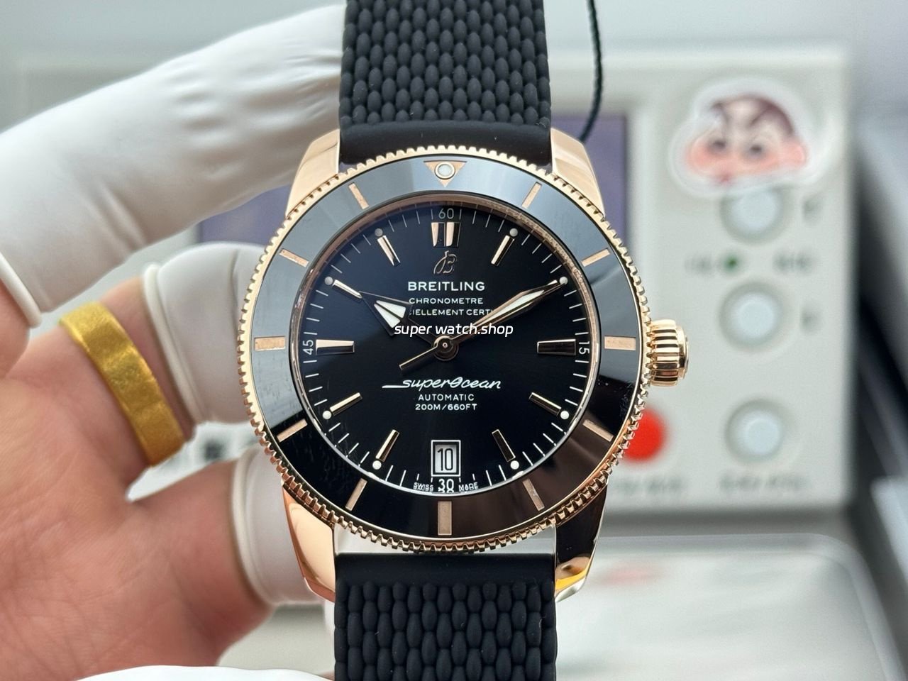 GF-Factory-Breitling-Superocean-Heritage-B20-RB2010121B1S1-42mm-Rose-Gold-Rubber-Strap-Black-Dial-9.jpeg GF Factory Breitling Superocean Heritage B20 RB2010121B1S1 42mm Rose Gold Rubber Strap Black Dial - Image 1