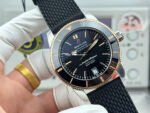 GF Factory Breitling Superocean Heritage B20 UB2010121B1A1 42mm Rubber Strap Gold Steel Black Dial - Image 4