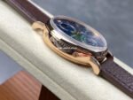 GR Factory IWC Portofino Complete Calendar 41mm Rose Gold Leather Strap Blue Dial - Image 5