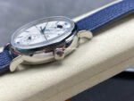 GR Factory IWC Portofino Complete Calendar IW359001 41mm Blue Needle Steel Leather Strap White Dial - Image 6