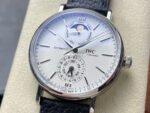 GR Factory IWC Portofino Complete Calendar IW359001 41mm Steel Leather Strap White Dial - Image 3