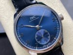 GR Factory IWC Portuguese IW358305 40mm Steel Leather Strap Arabic Numerals Blue Dial - Image 2