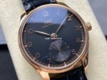 GR Factory IWC Portuguese IW358401 40mm Rose Gold Leather Strap Arabic Numerals Black Dial - Image 2