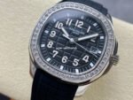 GR Factory Patek Philippe Aquanaut 5267/200A-001 38.8mm Steel Black Rubber Strap Black Dial - Image 3