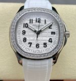 GR Factory Patek Philippe Aquanaut 5267/200A-010 38.8mm Steel White Rubber Strap White Dial