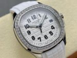 GR Factory Patek Philippe Aquanaut 5267/200A-010 38.8mm Steel White Rubber Strap White Dial - Image 2