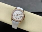 GR Factory Patek Philippe Aquanaut 5268/200R-001 38.8mm Rose Gold White Rubber Strap White Dial - Image 5