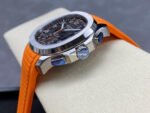 GR Factory Patek Philippe Aquanaut 5968A-001 42.2mm Steel Orange Rubber Strap Black Dial - Image 6