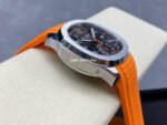 GR Factory Patek Philippe Aquanaut 5968A-001 42.2mm Steel Orange Rubber Strap Black Dial - Image 5