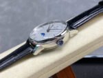 GR Factory Vacheron Constantin Moonphase Retrograde Date Overseas 4010U/000G-B330 41mm Steel Leather Strap Silver Dial - Image 6