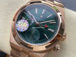 GR Factory Vacheron Constantin Overseas Dual Time 7920V/210R-B965 41mm Full Gold Green Dial - Image 3