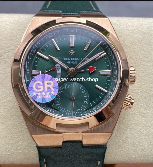 GR-Factory-Vacheron-Constantin-Overseas-Dual-Time-7920V210R-B965-41mm-Gold-L-5.jpg GR Factory Vacheron Constantin Overseas Dual Time 7920V/210R-B965 41mm Gold Leather Strap Green Dial - Image 1