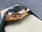 GR Factory Vacheron Constantin Overseas Dual Time 7920V/210R-B965 41mm Gold Leather Strap Green Dial - Image 6