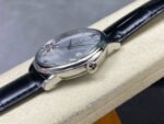 GT Factory Omega De Ville Prestige 424.13.40.20.02.001 39.5mm Steel Leather Strap Roman Number Silver Dial - Image 6