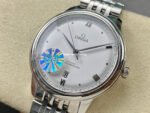 GT Factory Omega De Ville Prestige 434.10.40.20.02.001 40mm Full Steel Point Roman Number Silver Dial - Image 3