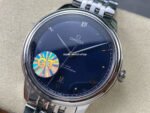 GT Factory Omega De Ville Prestige 434.10.40.20.03.001 40mm Full Steel Point Roman Number Blue Dial - Image 3