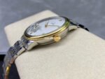GT Factory Omega De Ville Prestige 434.20.40.20.02.002 40mm Half Gold Steel Gold Point Roman Number Silver Dial - Image 6