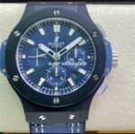 HB Factory Hublot Big Bang 301.CI.7170.LR 44mm Steel Leather Strap Blue Dial