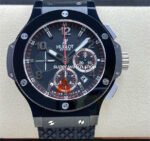 HB Factory Hublot Big Bang 301.CX.130.RX 44mm Steel Rubber Strap Black Dial