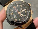 HB Factory Hublot Big Bang 301.PM.1780.RX 44mm Rose Gold Rubber Strap Black Dial - Image 2