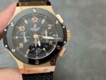 HB Factory Hublot Big Bang 301.PM.1780.RX 44mm Rose Gold Rubber Strap Black Dial