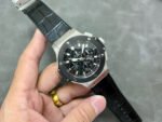 HB Factory Hublot Big Bang 301.SM.1770.LR 44mm Steel Rubber Strap Black Dial - Image 4