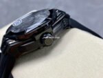 HB Factory Hublot Big Bang Sang Bleu 418.CX.1114.RX.MXM20 45mm Ceramic Black Rubber Strap Grey Needle Skeletonized Black Dial - Image 6