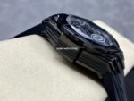 HB Factory Hublot Big Bang Sang Bleu 418.CX.1114.RX.MXM20 45mm Ceramic Black Rubber Strap Grey Needle Skeletonized Black Dial - Image 5