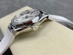 HB Factory Hublot Classic Fusion 550.NS.2200.RW.1804.ORL20 40mm Diamond Steel White Rubber Strap White Dial - Image 6