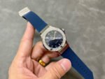 HB Factory Hublot Classic Fusion 565.NX.7170.RX.1204 38mm Titanium Rubber Strap Blue Dial - Image 4