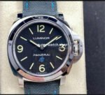 HW Factory Panerai Luminor Base Logo PAM00774 44mm Steel Textile Strap Black Dial