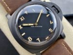 HW Factory Panerai Luminor California PAM00629 47mm Titanium Leather Strap Arabic Numerals Black Dial - Image 2