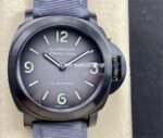 HW Factory Panerai Luminor Marina Pam02121 44mm Titanium Textile Strap Arabic Numerals Grey Dial