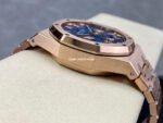 IPF Factory Audemars Piguet Royal Oak Chronograph 26331OR.OO.1220OR.01 41mm Full Rose Gold Blue Dial - Image 5