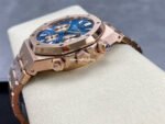 IPF Factory Audemars Piguet Royal Oak Chronograph 26331OR.OO.1220OR.01 41mm Full Rose Gold Blue Dial - Image 6