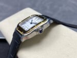 J12 Factory Cartier Santos W2SA0016 35.1mm Leather Strap Roman Numerals Silver Dial - Image 7