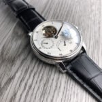 JB Factory Blancpain Villeret 6025-1542-55b 42.5mm Steel Leather Strap Silver Dial - Image 2