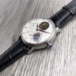 JB Factory Blancpain Villeret 6025-1542-55b 42.5mm Steel Leather Strap Silver Dial - Image 4
