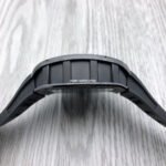 JB Factory Richard Mille Skull 44.3mm Full Black,Titanium Black Rubber Strap Skeletonized Black Dial - Image 8