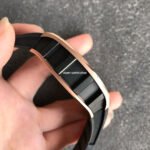 JB Factory Richard Mille Skull 44.3mm Rose Gold&Titanium Black Rubber Strap Skeletonized Black Dial - Image 5