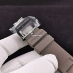 JB Factory Richard Mille Skull 44.3mm Titanium ， Black Rubber Strap Skeletonized Black Dial - Image 8