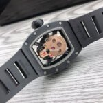 JB Factory Richard Mille Skull 44.3mm，Titanium Black Rubber Strap Skeletonized Black Dial - Image 6