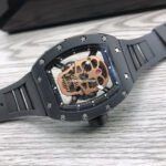 JB Factory Richard Mille Skull 44.3mm，Titanium Black Rubber Strap Skeletonized Black Dial - Image 3