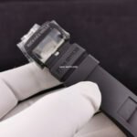 JB Factory Richard Mille Skull RM52-01 44.3mm Ceramics&Titanium Black Rubber Strap Skeletonized Black Dial - Image 8