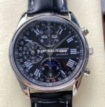 LGS Factory Longines Master Collection Moonphase L2.673.4.51.3 40mm Steel Leather Strap Black Dial
