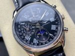 LGS Factory Longines Master Collection Moonphase L2.673.4.51.3 40mm Steel Leather Strap Black Dial - Image 2